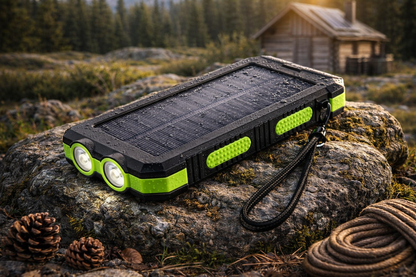 Batterie externe solaire (30 000 mAh)