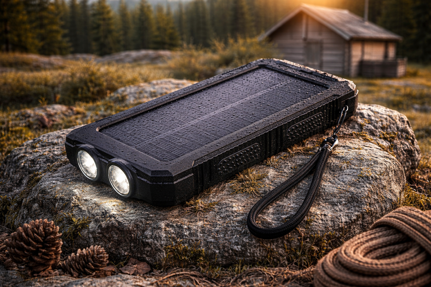 Batterie externe solaire (30 000 mAh)