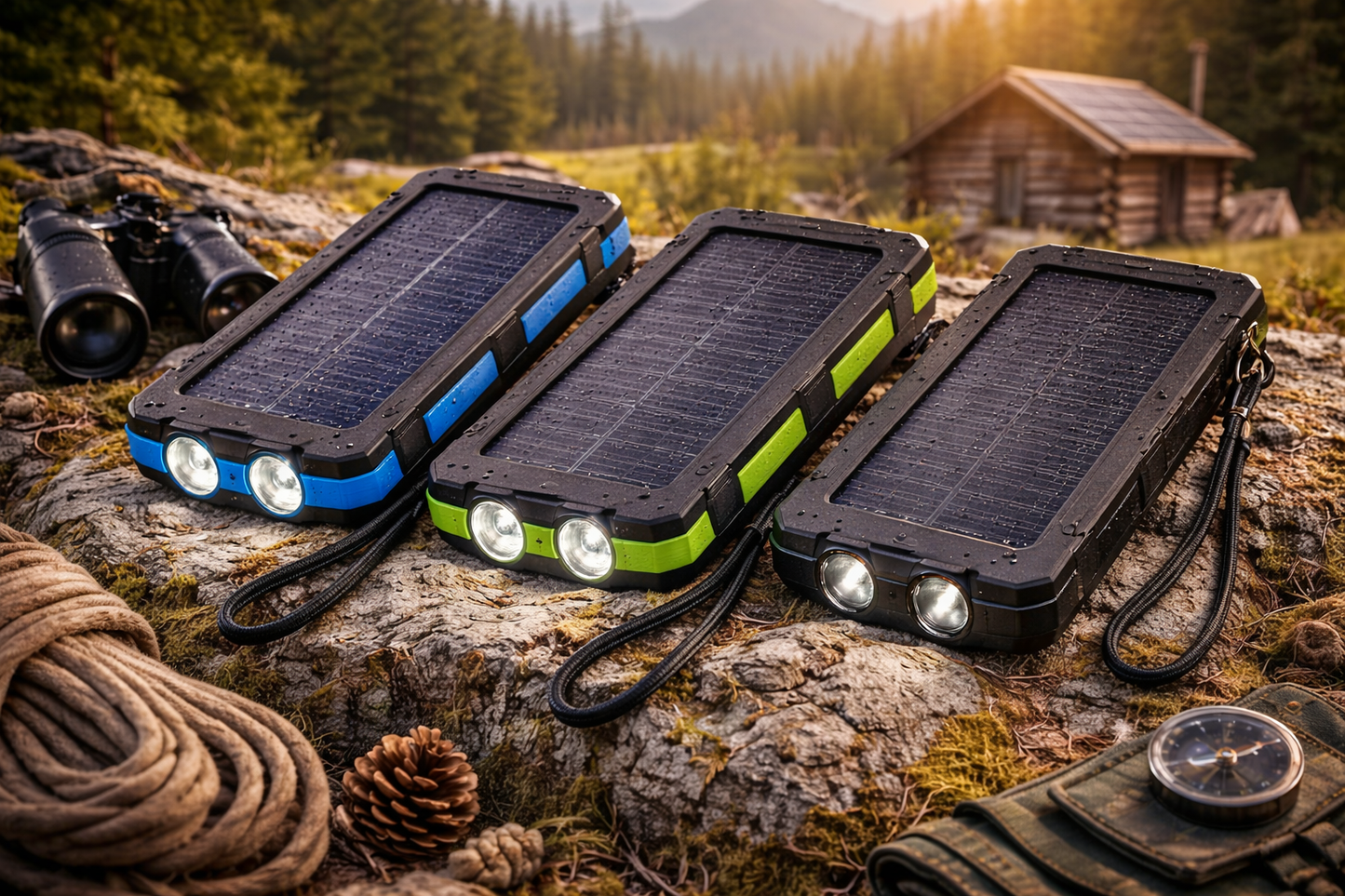 Batterie externe solaire (30 000 mAh)